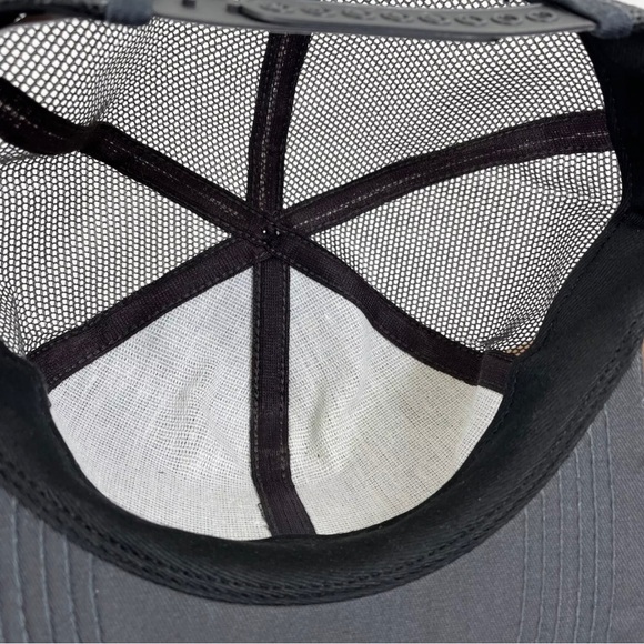 VINTAGE 90s BP British Petroleum Patch Trucker Snapback Hat Cap Gray Workwear - Picture 13 of 15